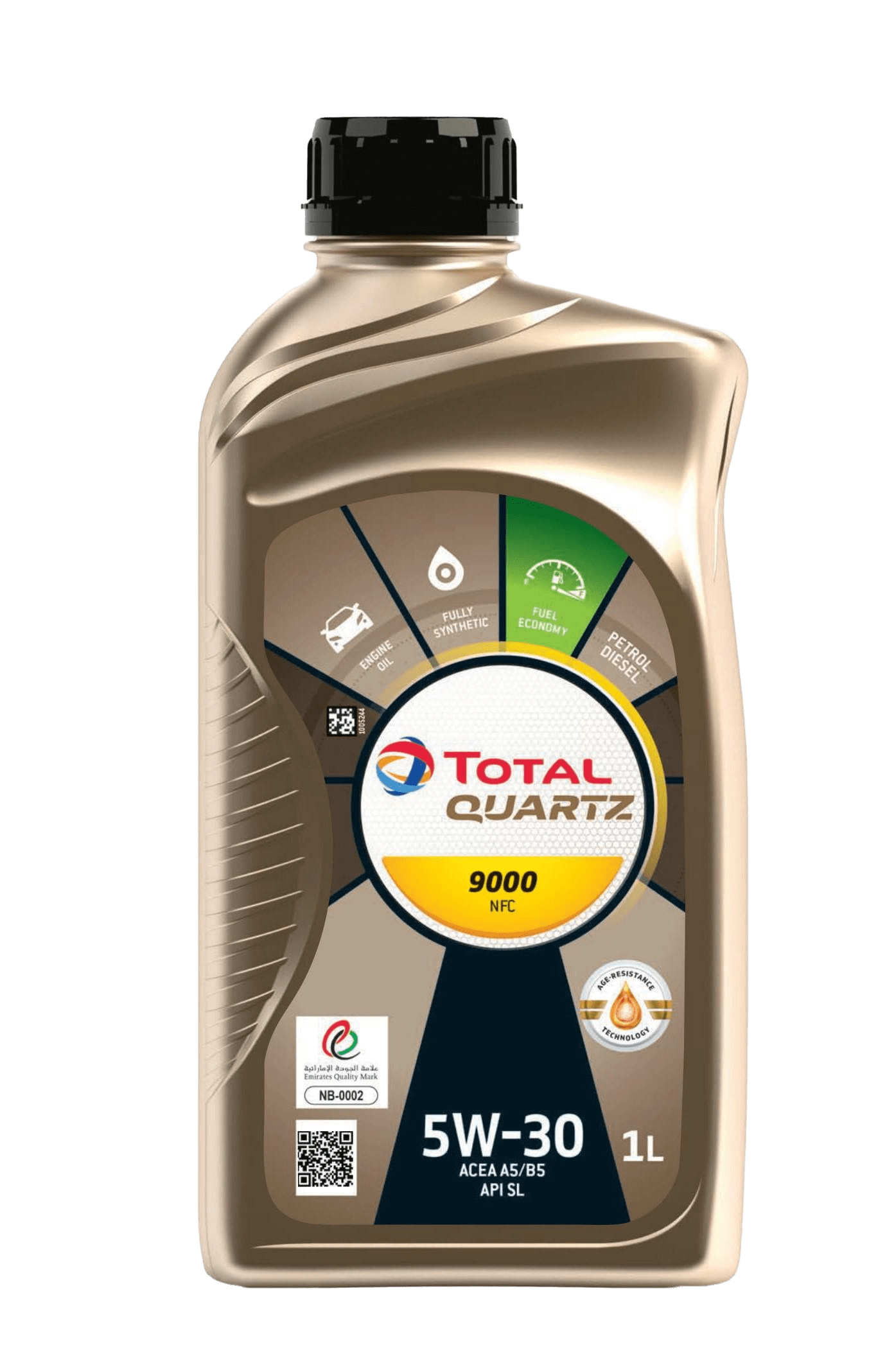 Моторное масло Total QUARTZ 9000 NFC 5W30, 1л